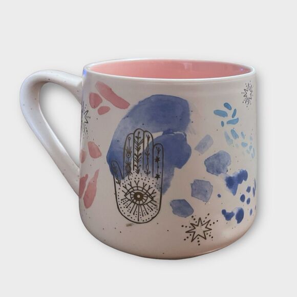 Stay Wild Moon Child Coffee Mug Hamsa Hand Evil Eye Mystical 16Oz Designer - Picture 3 of 7